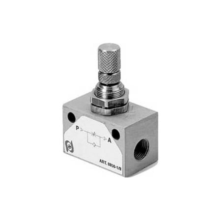 Alpha Technologies AIGNEP Inline Needle Valve, 1/2" Female Nptf - Min Qty 2 82860-08